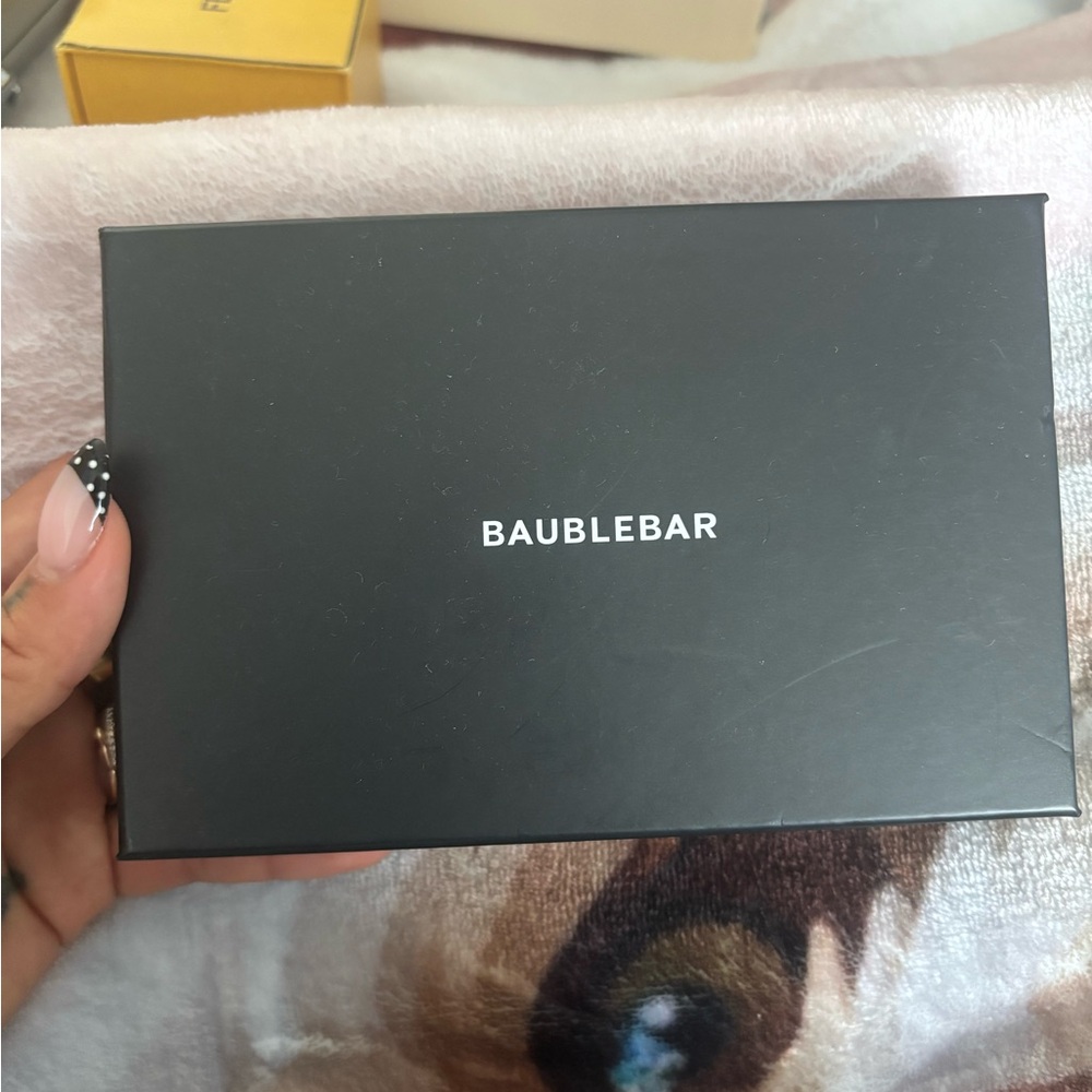 BaubleBar Black butterfly earrings w  Box